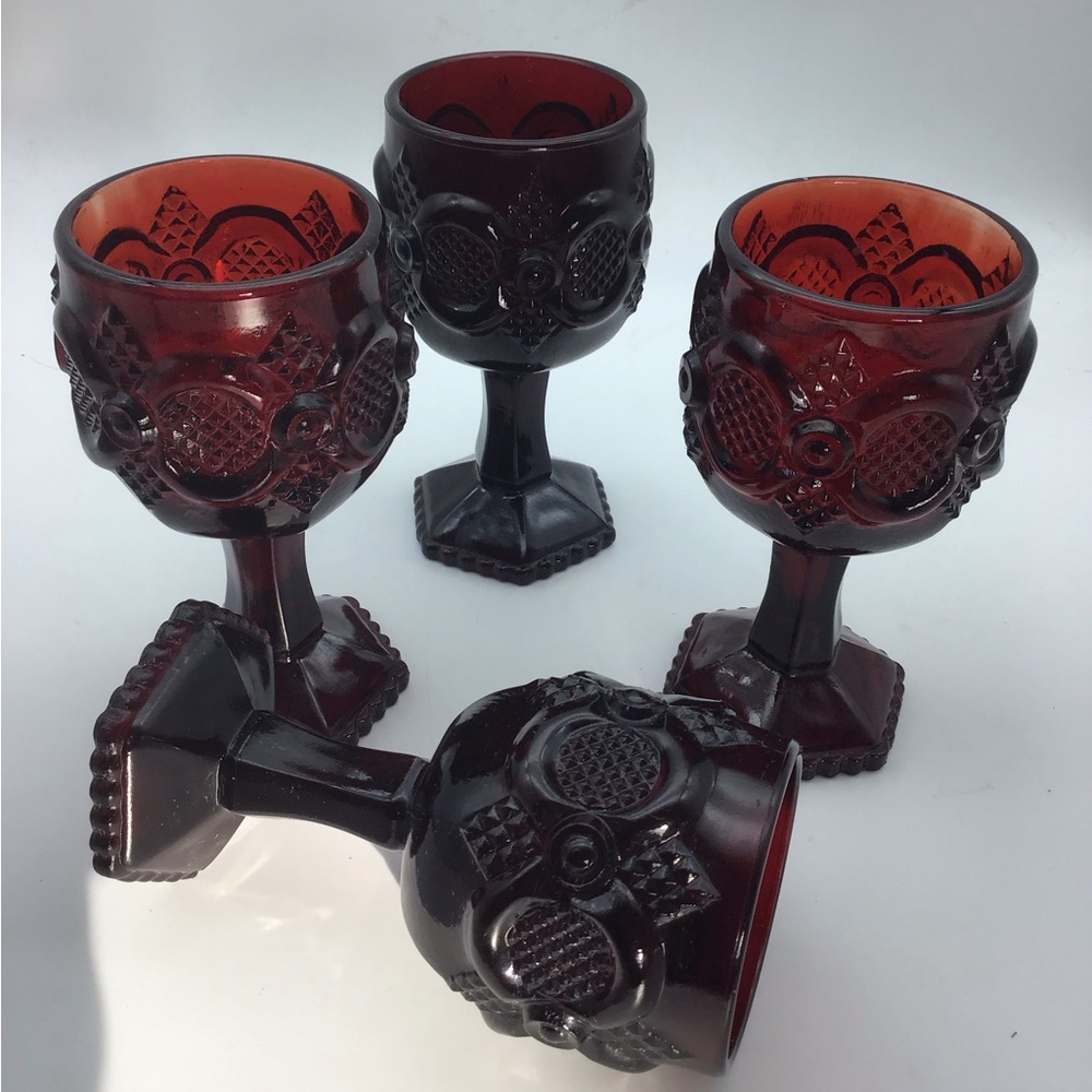 Vintage Avon Cape Cod wine glasses